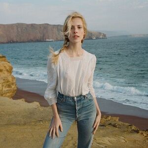 Dôen Valle top white S